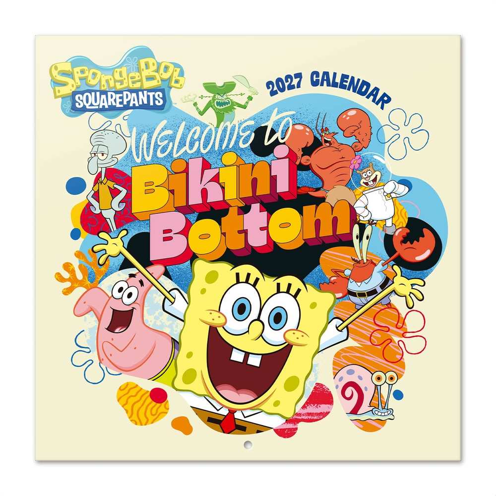 Grupo Erik Spongebob Squarepants - 2027 30X30 Kalender - Mehrfarben